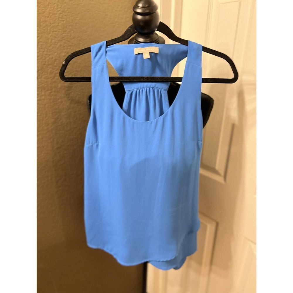 Banana Republic Women's Sleeveless Racerback Top Bold‎ Blue Medium
